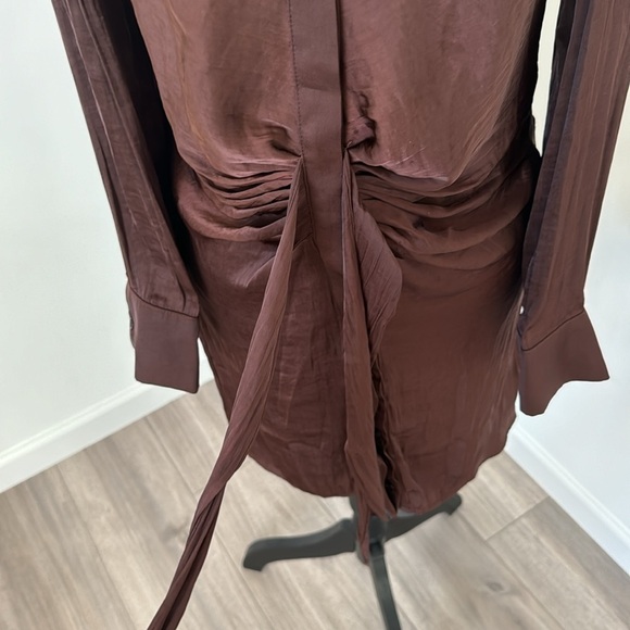 STEVE MADDEN TIE CURIOUS MINI CHICORY COFFEE NEW WITH TAGS - Picture 8 of 14